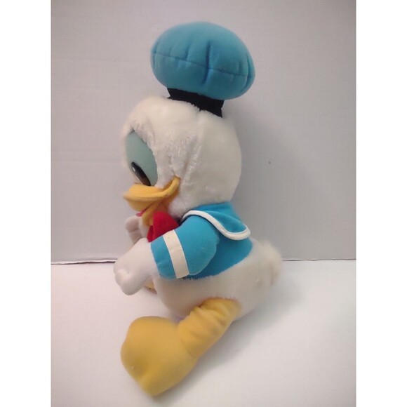 Vintage Disney Donald Duck Plush Stuffed Animal 1986 Hasbro Softies 13" Long - Picture 2 of 11